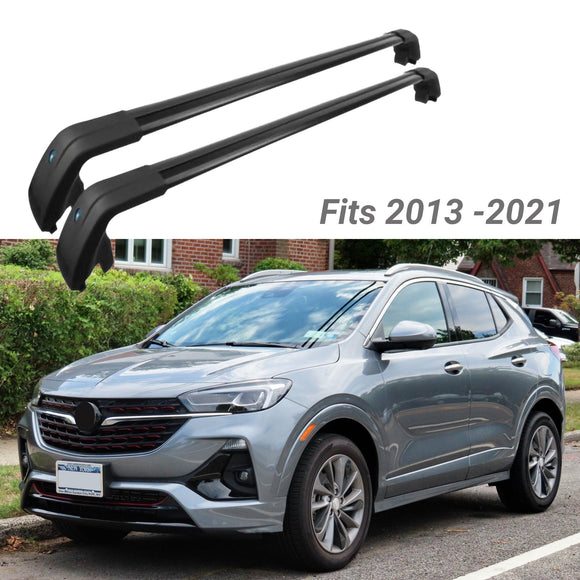Roof Rack Cross Bars - High Grade Black | Fits Buick Encore (13-22)