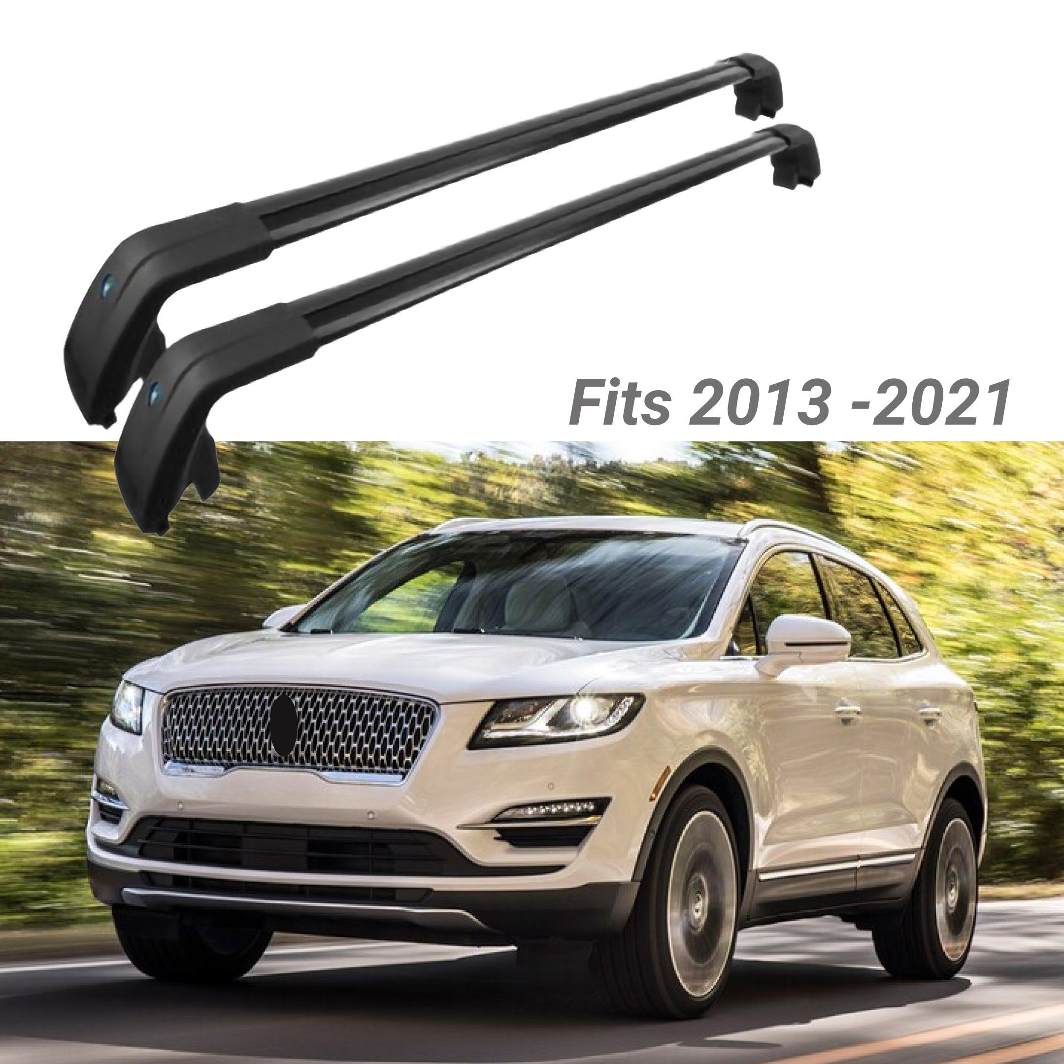 Fit 2013-2021 Lincoln MKC Black Roof Rack Baggage Luggage Cross