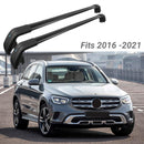 Fit 2016-2022 Mercedes Benz GLC Black Roof Rack Baggage Luggage Cross Bar Crossbar-2