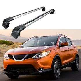 Fit 2016-2019 Nissan Rogue Sport Sliver Roof Rack Crossbar Luggage Carrier