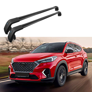 Barra transversal para portaequipajes de techo - Negro liso y épico | Hyundai Tucson (10-21) 
