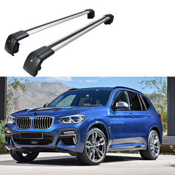 Barra transversal para portaequipajes de techo superior compatible con SUV BMW X3 2011-2021 