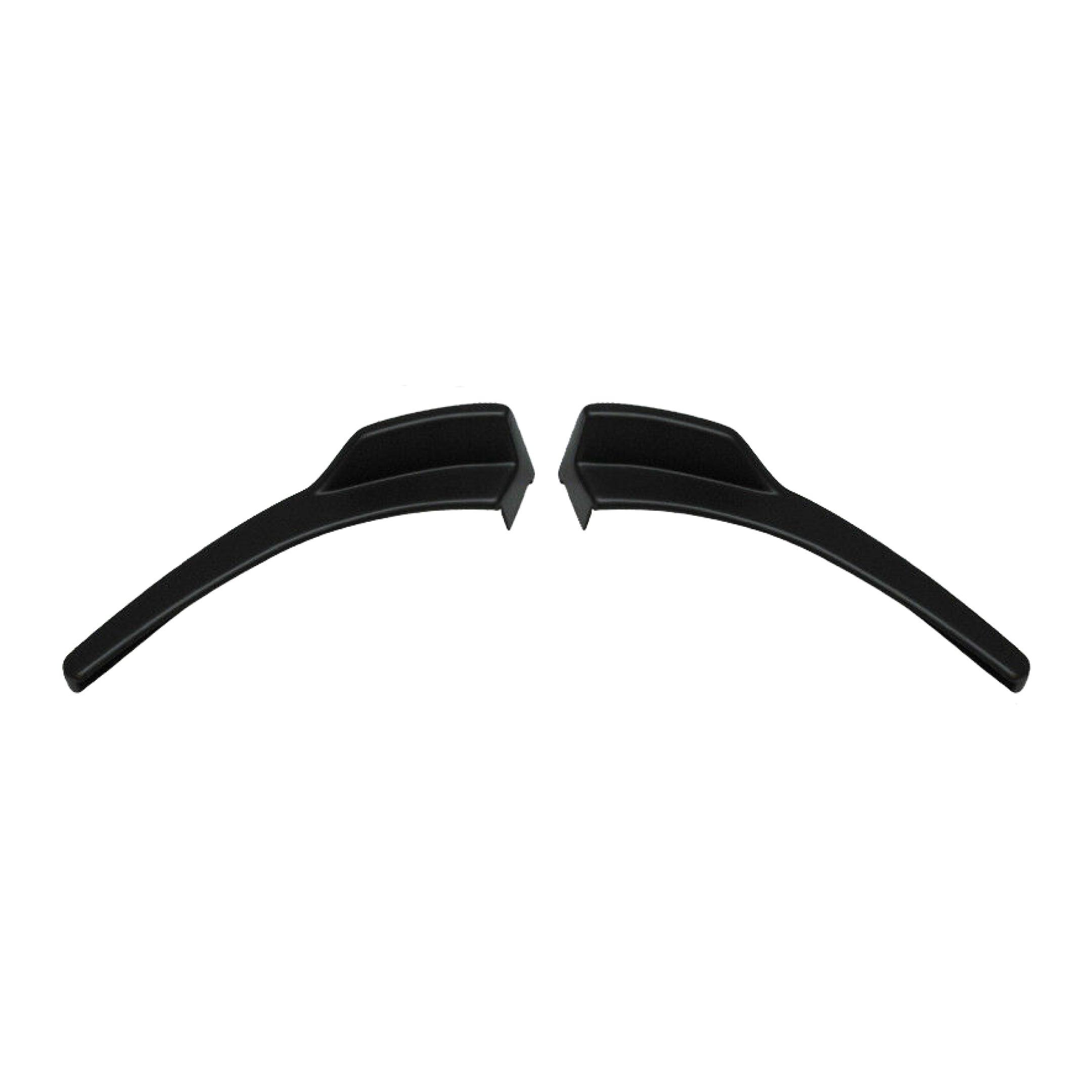 Hyper Wings 3-Piece Rear Bumper Chin Lip Kit For 2011-2013 Toyota Corolla – Factory Style, Black Plastic, Adhesive & Screw Mount