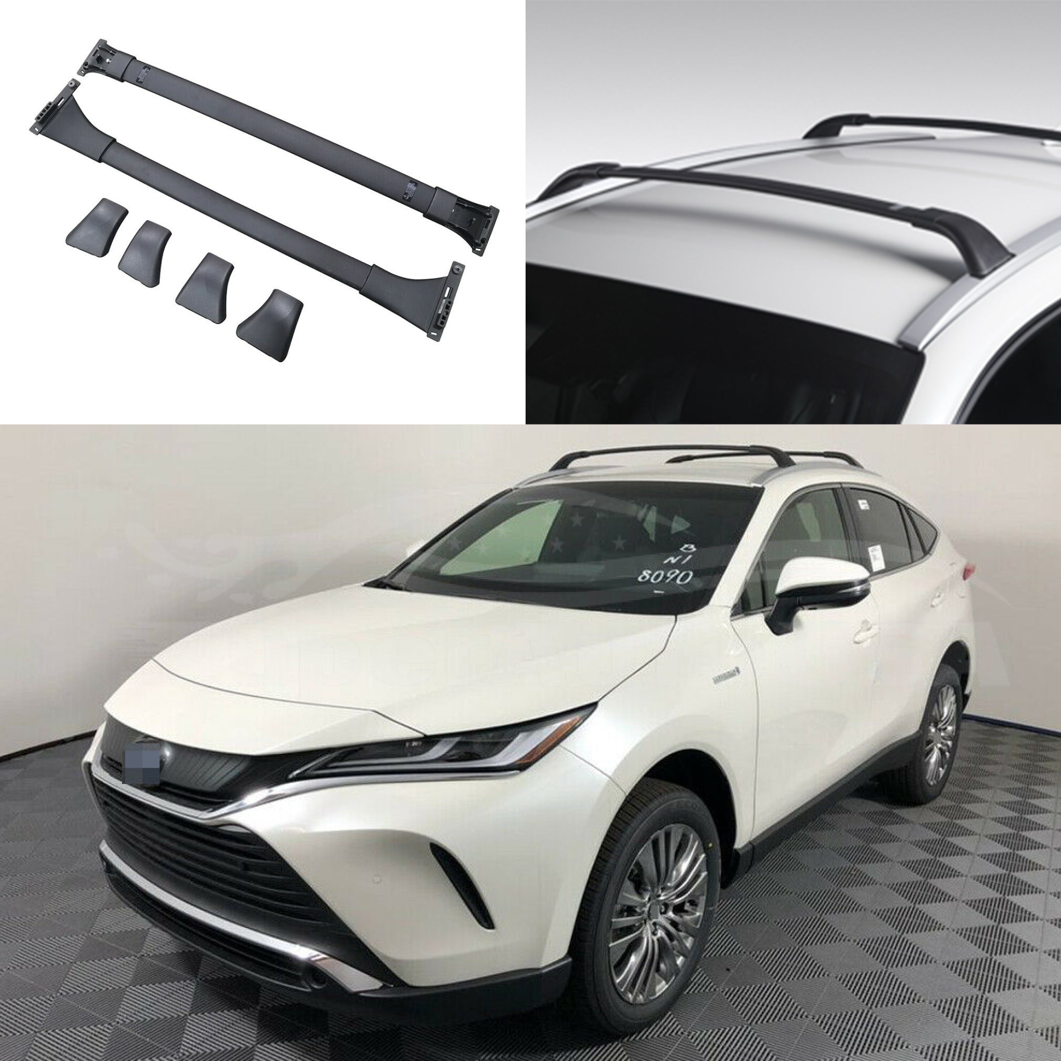 For 2021 2022 Toyota Venza Roof Racks Baggage Luggage Crossbars - 0