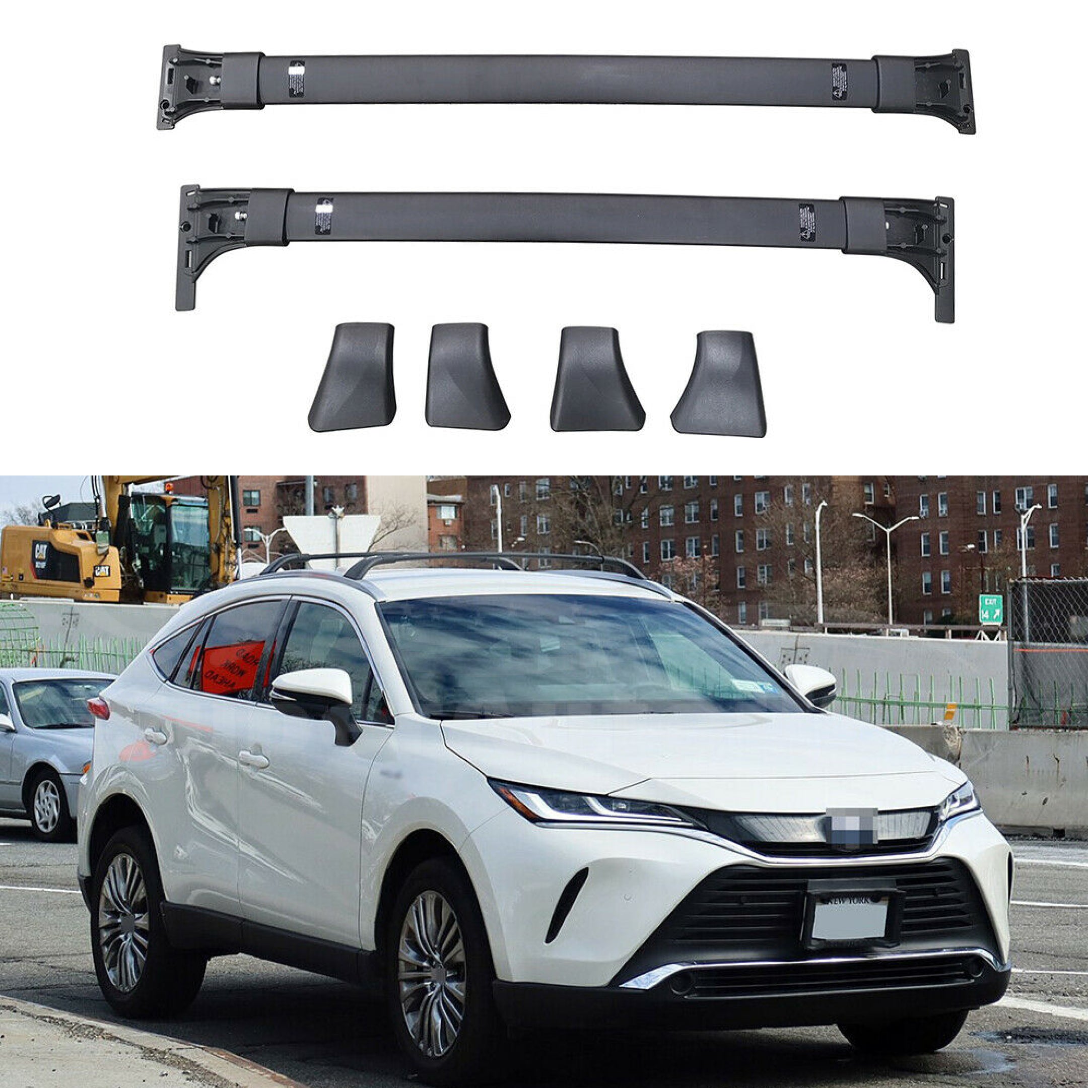 Para 2021 2022 Toyota Venza Portaequipajes Equipaje Barras transversales Barras transversales