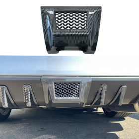 Fits 2015-2021 Subaru WRX STI Rear Bumper Brake Light Cover (Carbon Fiber Print)