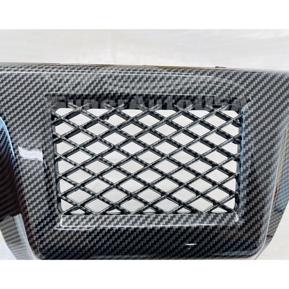 Se adapta a la cubierta de luz de freno del parachoques trasero Subaru WRX STI 2015-2021 (impresión de fibra de carbono) 