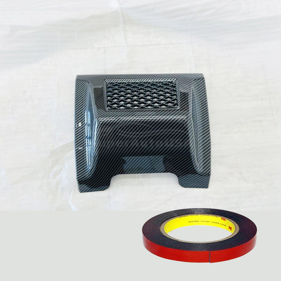 Se adapta a la cubierta de luz de freno del parachoques trasero Subaru WRX STI 2015-2021 (impresión de fibra de carbono) 