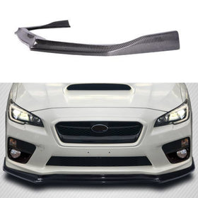 Fits 2015-2021 Subaru WRX STI Front Splitter Spoiler Lip (Carbon Fiber Print)