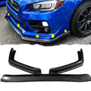Fits 2015-2021 Subaru WRX STI Front Splitter Spoiler Lip (Carbon Fiber Print)-4