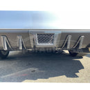 Fits 2015-2021 Subaru WRX STI Rear Shark Fins & Brake Light Cover Set (Carbon Fiber Print)-3