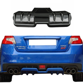 Fits 2015-2021 Subaru WRX STI Black Rear Bumper Lip Diffuser