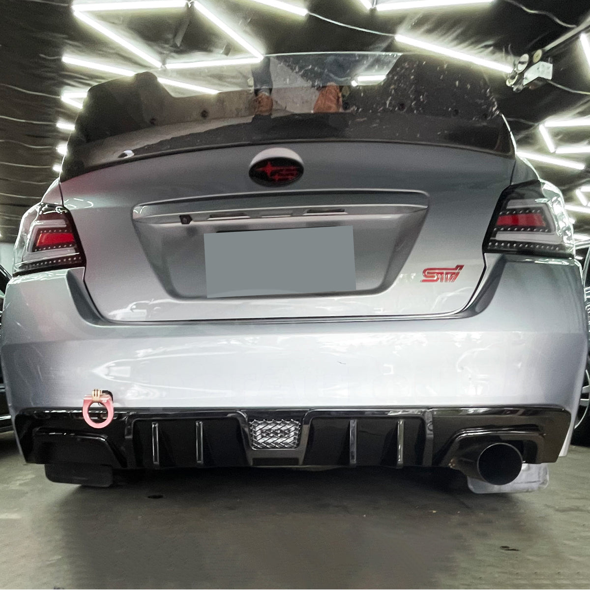 Wrx Rear Window Diffuser 2015-2021 Subaru WRX STI VA - Rear Diffuser - Gloss Black / Carbon Fib ...