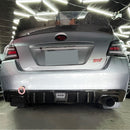 Fits For 2015-2021 Subaru WRX STI Rear Bumper Lip Spoiler Diffuser (Gloss Black or Carbon Fiber Print)-7