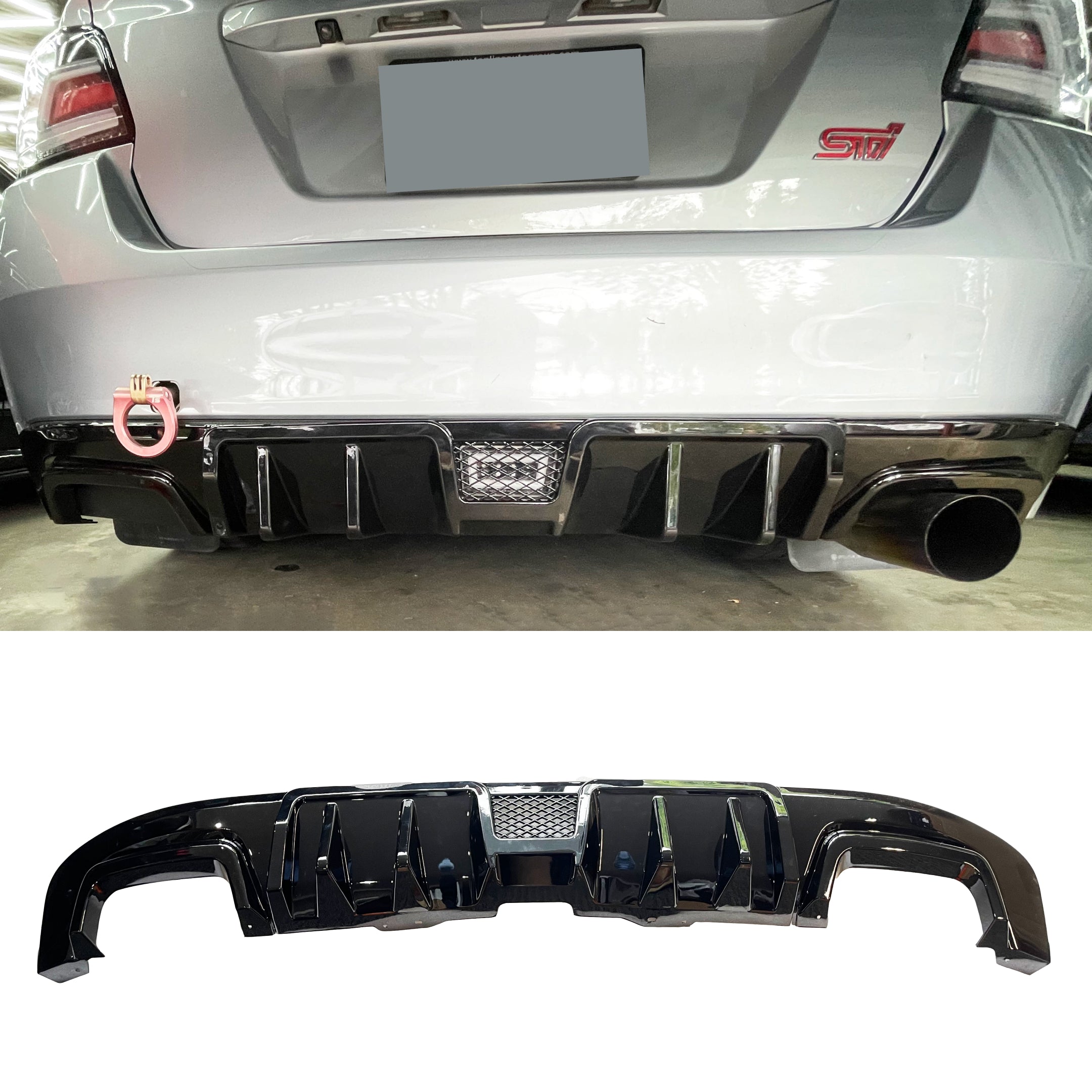 For 2015-2021 Subaru WRX STI Front Splitter & Rear Diffusers