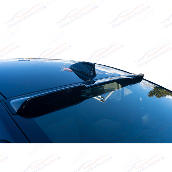 Fit for 2015-2020 Acura TLX Rear Roof Window Visor Spoiler Gloss Black