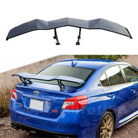 Fit Subaru WRX STI GT Lambo Style Rear Trunk Wing Spoiler (Gloss Black)