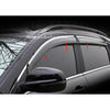 Compatible con Honda CR-V 2007-2011, viseras de ventana de ventilación con clip cromado, protectores contra viento y lluvia, deflectores de sombra