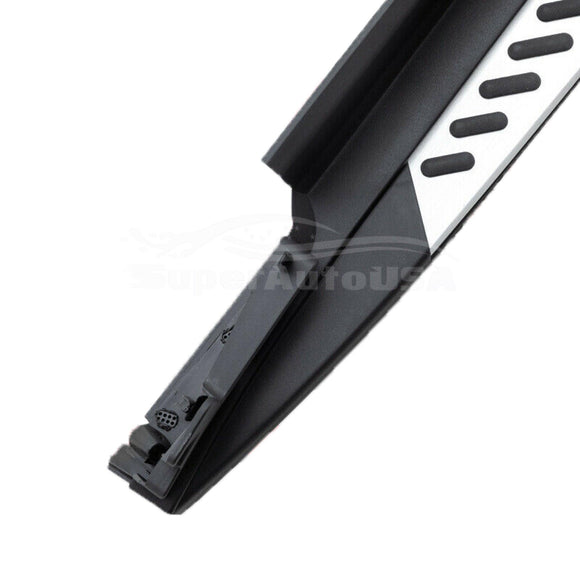 Fit 2018-2020 BMW X3 X4 Running Board Side Step Nerf Bars Pair Aluminum OE Style