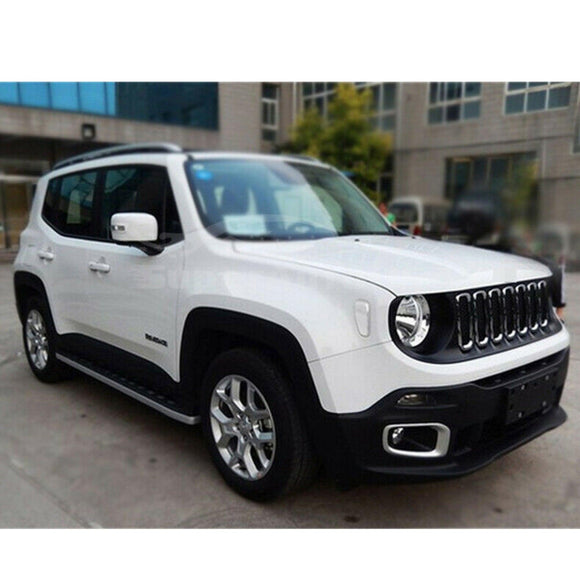 For Jeep Renegade 2015-2022 Running Board Side Step Nerf Bars Pair Aluminum OE