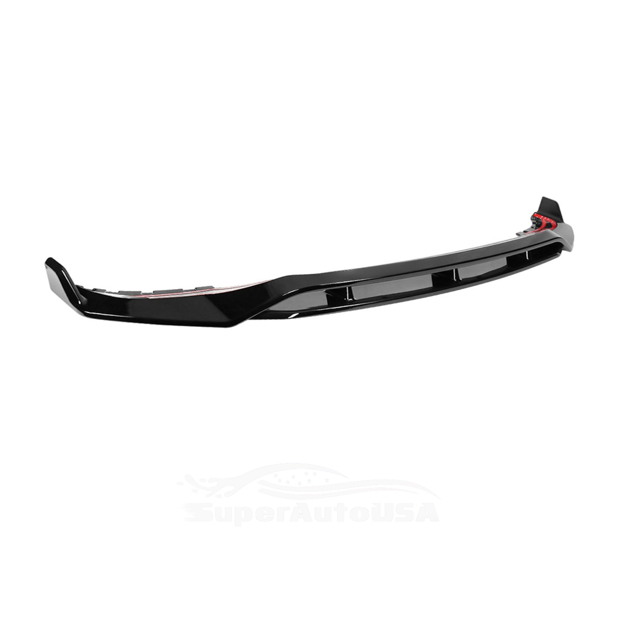 Fits 2019-2022 BMW G05 X5 with M Sport Front Bumper Lip Spoiler (Gloss Black)