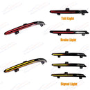 Luces LED reflectoras para parachoques trasero de Honda Accord 2018-2022 -6