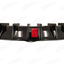 For 2015-23 Dodge Charger SRT Gloss Black Rear Diffuser w/LED Brake Light-4