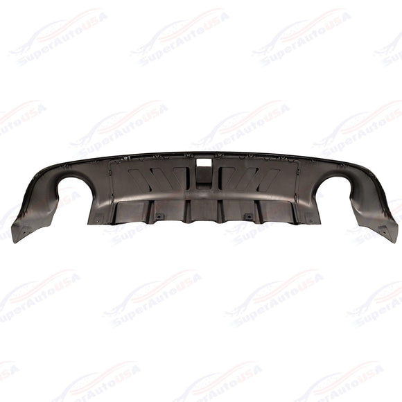 For 2015-23 Dodge Charger SRT Gloss Black Rear Diffuser w/LED Brake Light