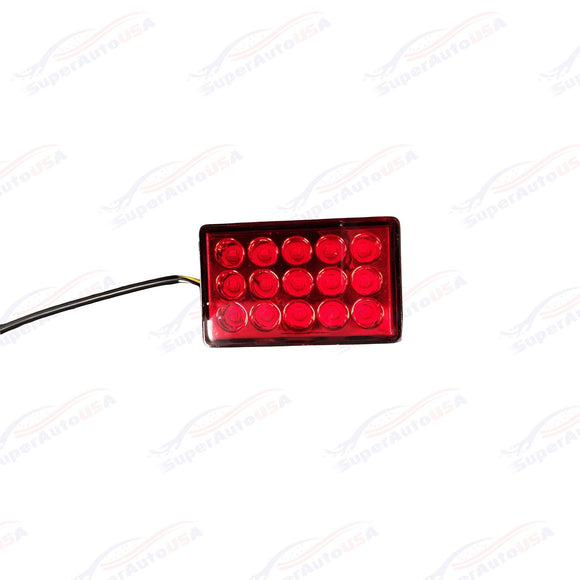 For 2015-23 Dodge Charger SRT Gloss Black Rear Diffuser w/LED Brake Light