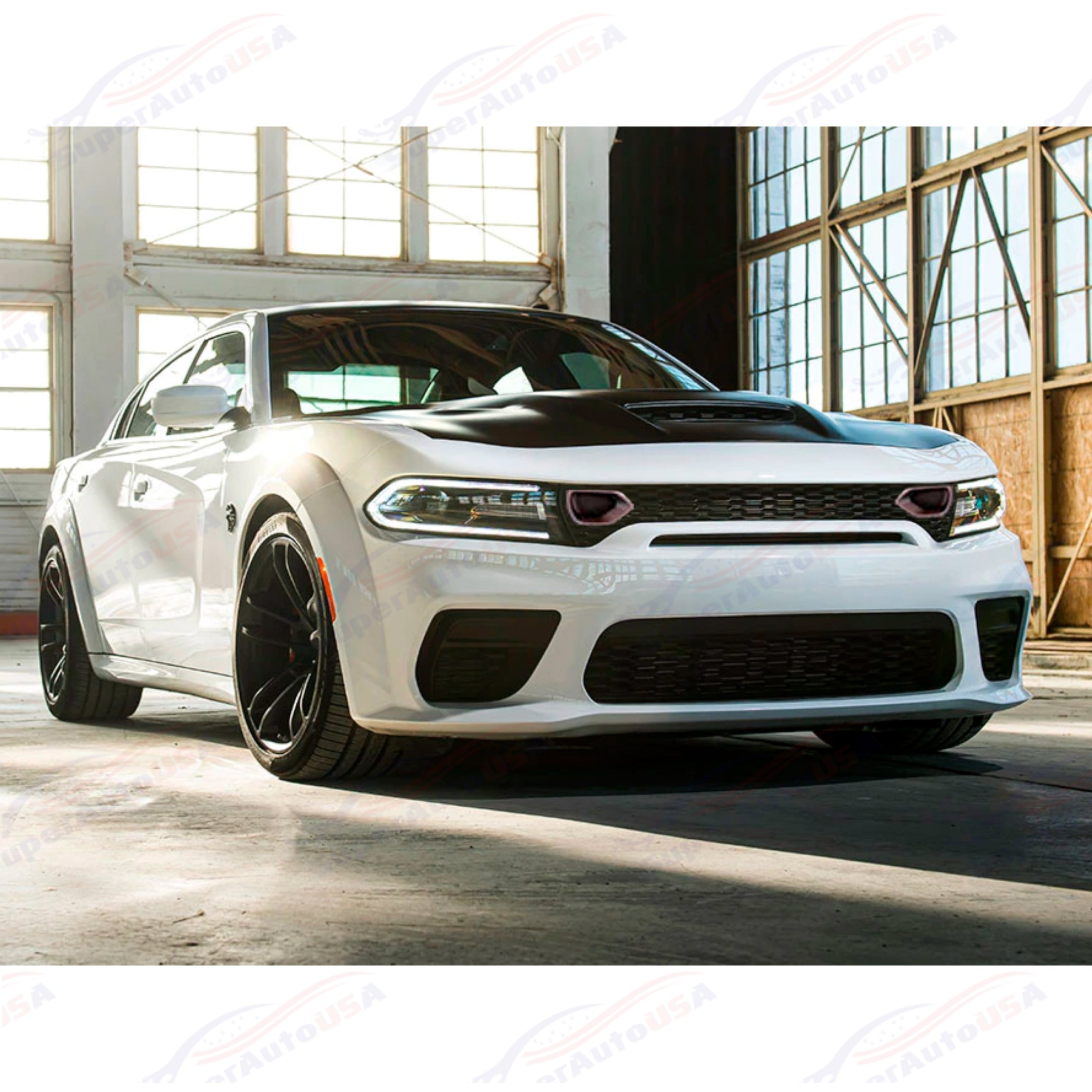 Front & Rear Bumper - RT SRT Style | Fits Dodge Charger (2015-2023)