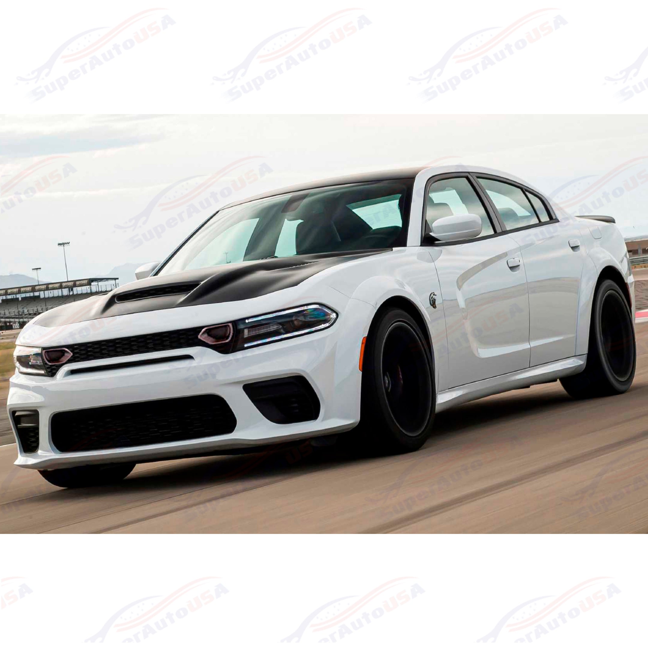Front & Rear Bumper - RT SRT Style | Fits Dodge Charger (2015-2023) - 0