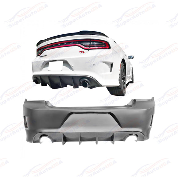 Front & Rear Bumper - RT SRT Style | Fits Dodge Charger (2015-2023)