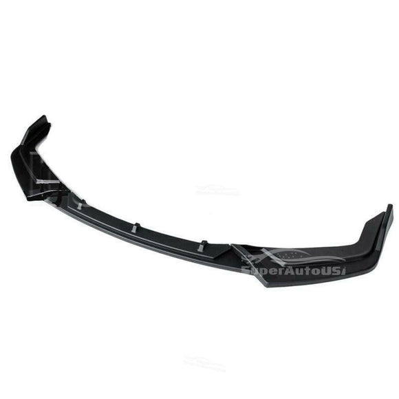 Se adapta al borde del parachoques delantero de alto rendimiento Honda CIVIC Hatchback Si 2017-2021 (negro brillante) 