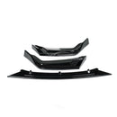 Se adapta al borde del parachoques delantero de alto rendimiento Honda CIVIC Hatchback Si 2017-2021 (negro brillante) -4