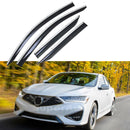 Fit 2013-2022 Acura ILX Chrome Trim Vent Window Visors Rain Sun Wind Guards Shade Deflectors-1