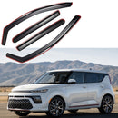 For Soul 2020-2024 In-Channel Vent Window Visors Rain Sun Wind Guards Shade Deflectors-1