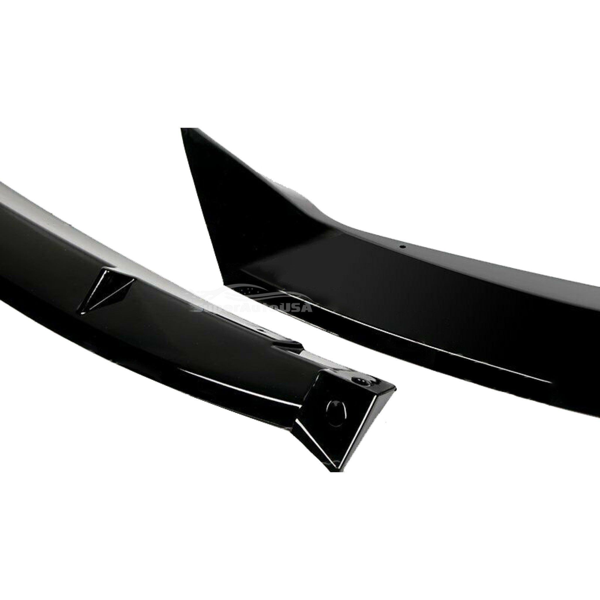Se adapta al separador de labios del parachoques delantero Toyota Corolla Sedan 2020-2021 (negro brillante)