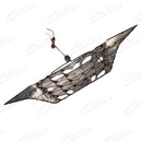 For 2021-2023 Elantra DRL LED Turn Signal Lights Gloss Black Front Grille-5