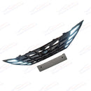 For 2021-2023 Elantra DRL LED Turn Signal Lights Gloss Black Front Grille-7