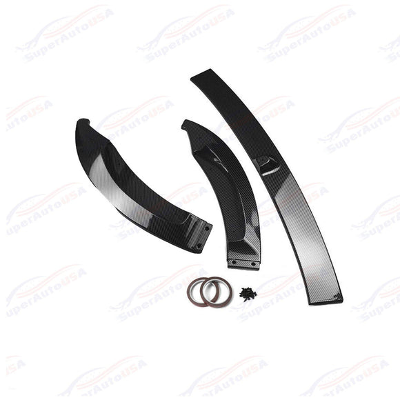Fits 2015-2020 BMW F80 M3 F82 F83 M4 CS Style Front Bumper Lip Spoiler (Glossy Black)