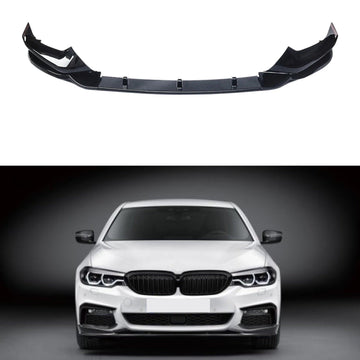 Para BMW Serie 5 G30 2017-2020 Alerón de parachoques delantero estilo MP de fibra de carbono