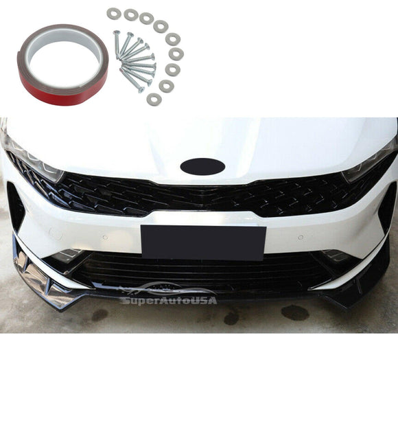 For K5 2021 2022 2023 Performance Style Front Bumper Lip (Gloss Black)