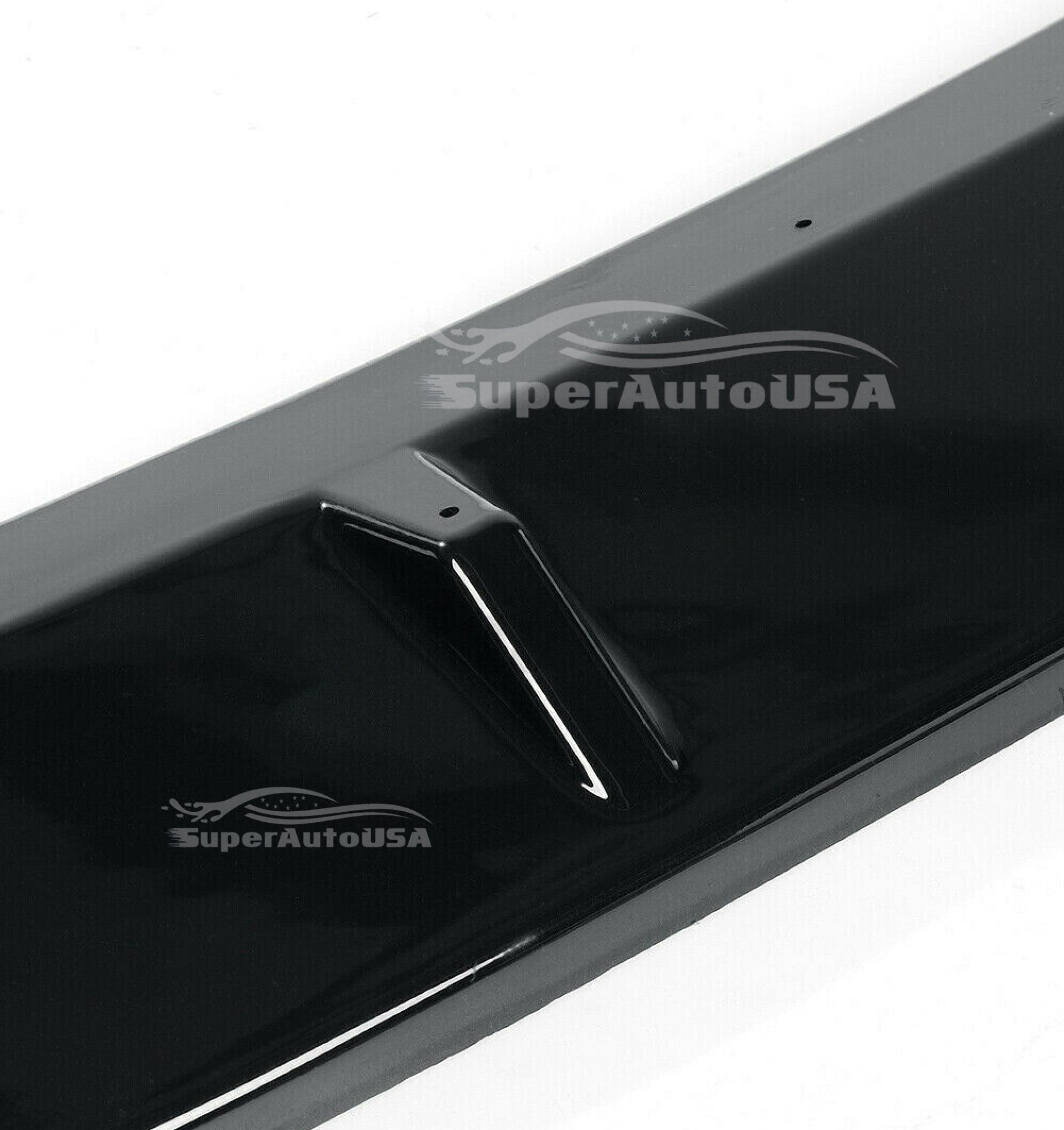 Se adapta a 2020 2021 2022 KIA K5 Performance Style Front Bumper Lip (negro brillante)-4