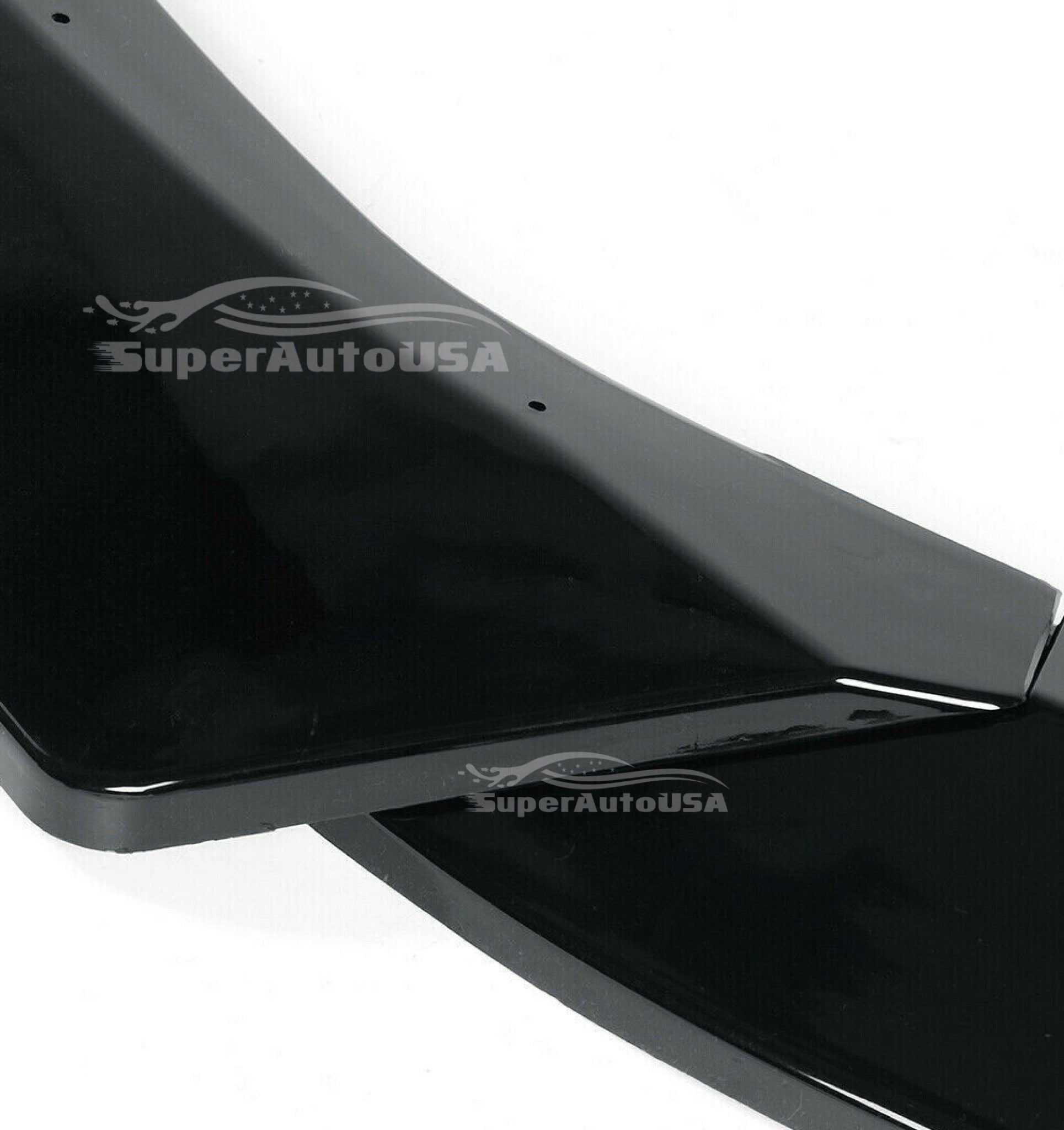 Se adapta a 2020 2021 2022 KIA K5 Performance Style Front Bumper Lip (negro brillante)-5