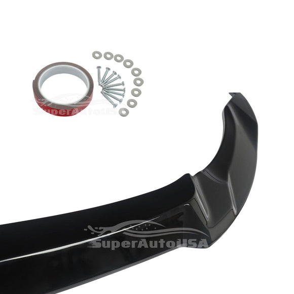Fits 2015-20 BMW F80 M3 F82 F83 M4 CS Style Front Lip Spoilers & Splitter Kit (Gloss Black)