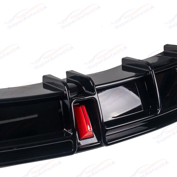Rear diffuser with light for Tesla Model 3