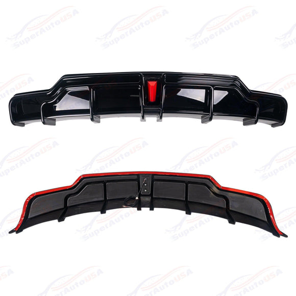 Rear Diffuser - LED Light Fits Tesla Model 3 Performance 2017-2024