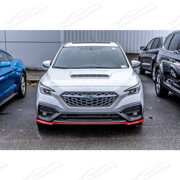 Fits 2022-2023 Subaru WRX Front Splitter Spoiler Lip STI Style