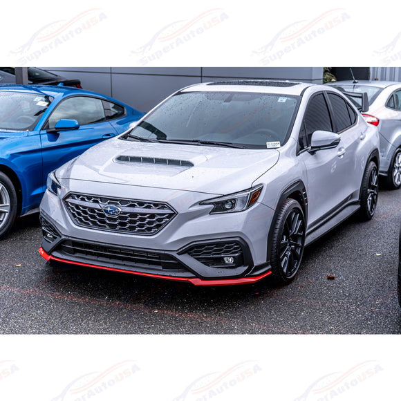 Fits 2022-2023 Subaru WRX Front Splitter Spoiler Lip STI Style