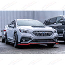 Fits 2022-2023 Subaru WRX Front Splitter Spoiler Lip STI Style-5